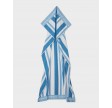 Striped Cotton Terry Beach Towel - Blue