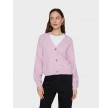 Viril V-Neck Cardigan - Winsome Orchid