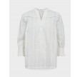MaddieCC Frill SS Shirt - White