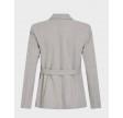 Vivilla L/S Belted Blazer - Grey melange