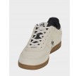 Le Coq Sportif Derby Suede Sneaker - Turtle Dove/Gum