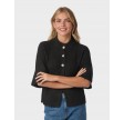 Benuta Fluffy Knit Cardigan - Dark Brown