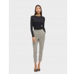 Vivarone Pattern HW Slim Pant - Birch/Black