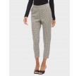 Vivarone Pattern HW Slim Pant - Birch/Black