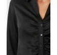 Christy Heavy Sateen Bedaz Shirt - Black