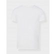 Short Sleeve V-neck T-shirt - Hvid