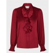 Zamola Blouse - Dark Red