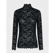 Liza Laceflower Blouse - Navy