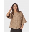 Rosella Boucle Mini Jacket - Taupe