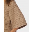 Rosella Boucle Mini Jacket - Taupe