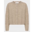 Noabelle Plain Cardigan - Walnut