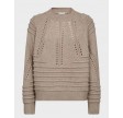 Rowan Hole Turtle Knit - Taupe