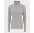 Cashmere Turtle Neck - Light Grey Malange