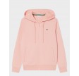 Zipped Fleece Hoodie Women - Coral Pink