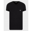 Armani Armani V-Neck T-Shirt Fitted - Sort