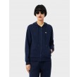 Zipped Fleece Hoodie Women - Navy