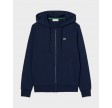 Zipped Fleece Hoodie Women - Navy