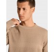 Purl knit jumper - Sand