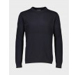 Purl knit jumper - Navy