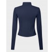Nolana Zip Blouse - Navy