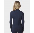 Nolana Zip Blouse - Navy