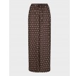 Sebba Big Dot Pants - Dark Brown