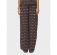 Sebba Big Dot Pants - Dark Brown