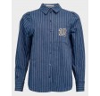 Foxglove Shirt - Denim Stripe