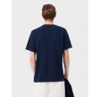 Heavy Cotton Linen Pique T-shirt - Navy