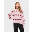 Vijamilla Jacquard Knit - Cherry Blossom