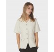 Faina Boucle Blouse - Offwhite