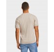 T-shirt i strik - Sand