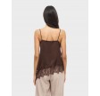 Vilea strap top - Coffee bean