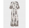 Ane long dress - Summer border print