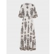 Ane long dress - Summer border print