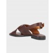Nicola sandal - Leather ebony