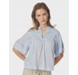 Siama S Voile Blouse - Light blue