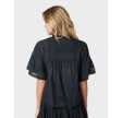 Siama S Voile Blouse - Navy