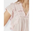 Jayla S Voile Top - Light Pink