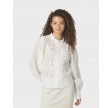 Gilda embroidery blouse - White
