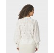Gilda embroidery blouse - White