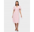 Vilovie S/S Wrap Dress - Cherry Blossom/Flower