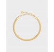 Herringbone bracelet - Gold