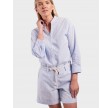 Seersucker shirt - Blue/white