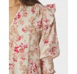 Davina flower blouse - Rose