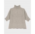 Turtleneck Sweater - Beige Melange