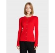 Lope Knit Cardigan - Mars Red