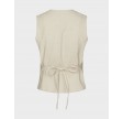 Samara Ramie Waistcoat - Natural