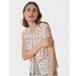 Kelly crochet top - Bone