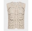 Kelly crochet top - Bone